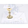Set de communion Palka/Nappe/Serviette Brodé IHS UVA