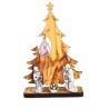 Mini Olive Wooden Tree Creche 