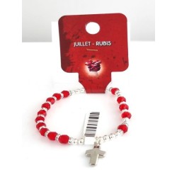 Bracelet mensuel. disponible en 12 couleurs différentes en fonction du mois