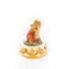 Boule de neige avec main protectrice et enfant ROUGE
