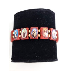 Bracelet bois multisaint