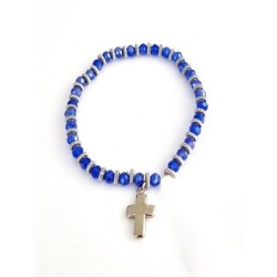 Bracelet élastique perle 6mm en verre