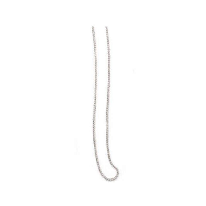 Chaine gourmet métal argenté 40cm