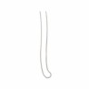 Chaine gourmet métal argenté 40cm