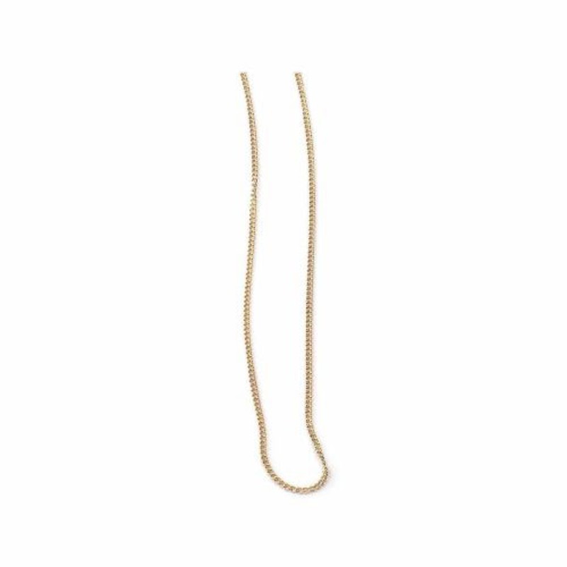 Chaine gourmet métal doré 40cm