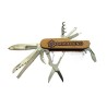 Couteau Suisse multi usage manche bois Banneux ND