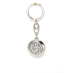 Porte-clés de St Christophe avec inscription FR
