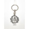 Porte-clés de St Christophe arbre de vie en métal