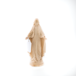 Statue de la Vierge Miraculeuse en bois. 15 cm