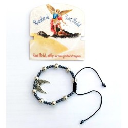 St. Michel Pearl's armband en hematiet