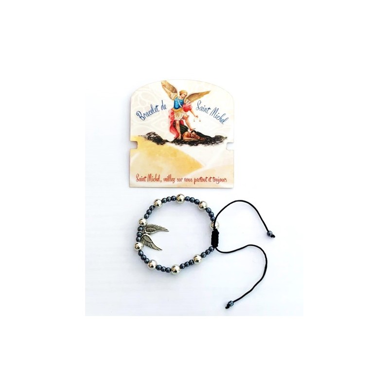 St. Michel Pearl's armband en hematiet