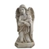 Statue fibre de verre Ange priant à genoux 50cm