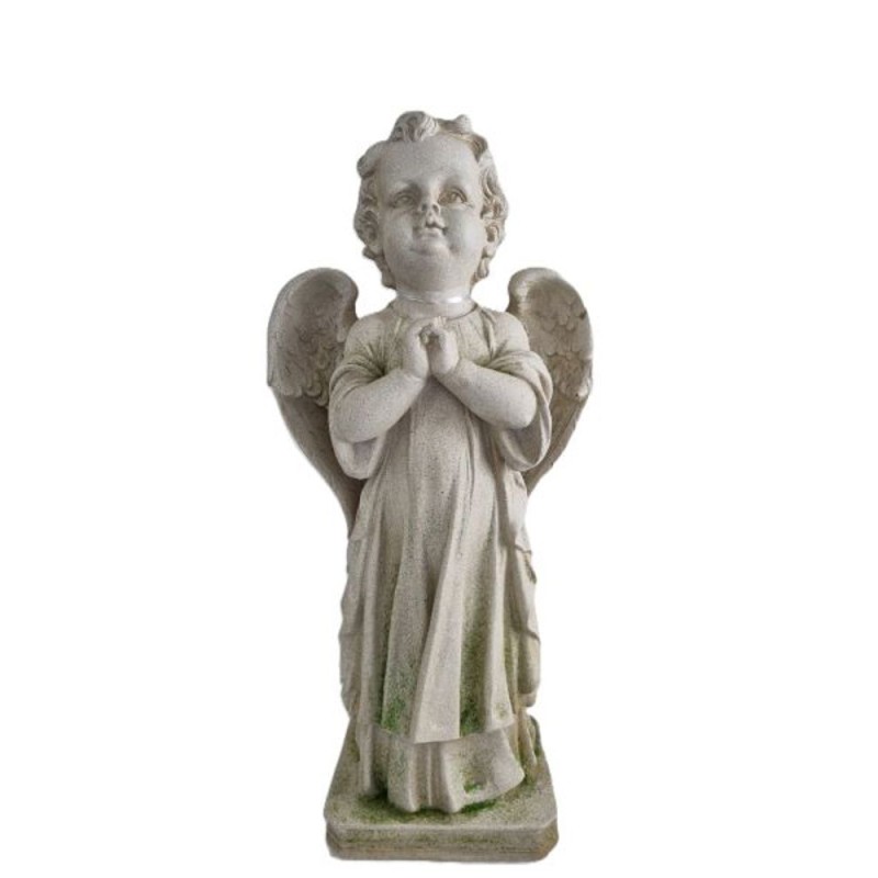 Statue fibre de verre Ange priant debout 60cm