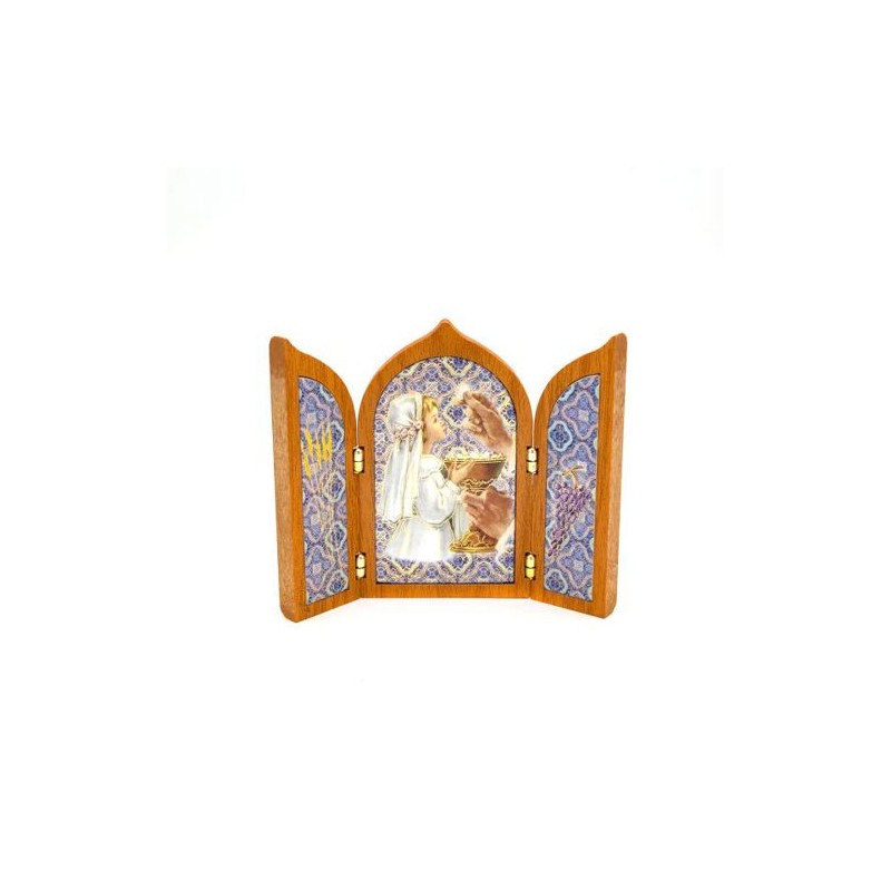 Houten drieluik 
