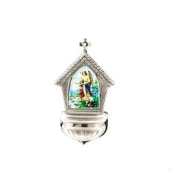 Metalen en glazen beschermengel zegening