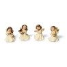 Ange musicien 4.5cm résine (4 modèles peint à la main) (prix/pièces)