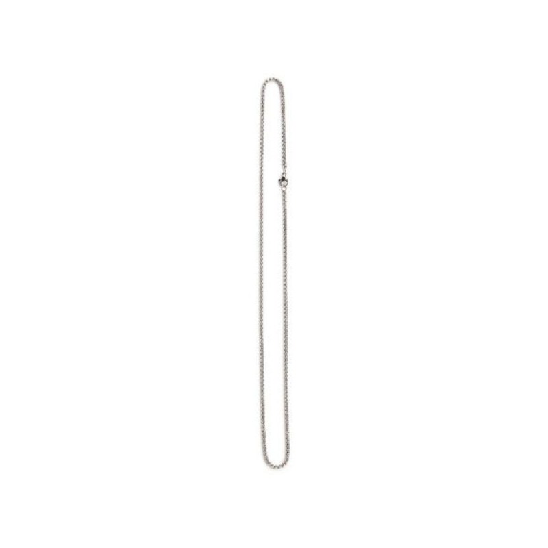 Chaine métal argentée 55cm