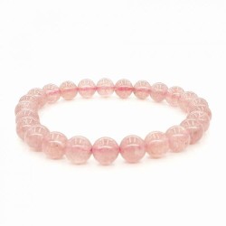 Bracelet pierre 8mm Strawberry quartz
