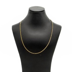 Kinketting van goud alpacametaal.45 cm