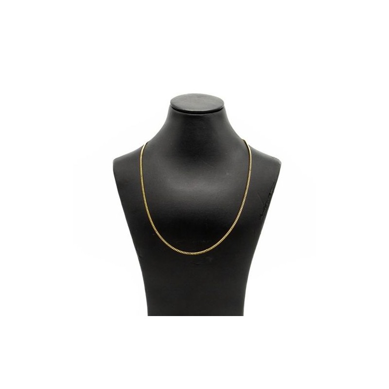 Kinketting van goud alpacametaal.45 cm