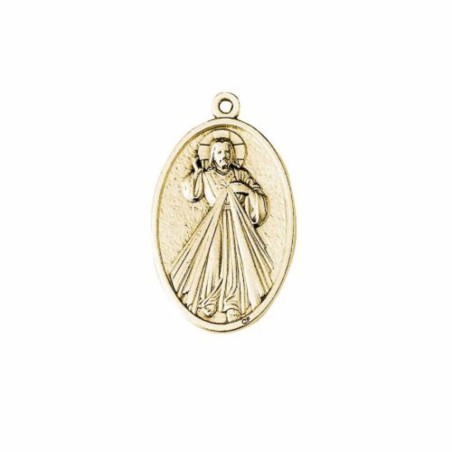 Medaille Metal Golden Christ Barmiful 40mm