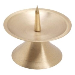 Bougeoir cuivre diam 9CM Finition mat brossé
