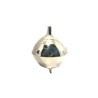 7x6cm messing wierookvat met ster deksel