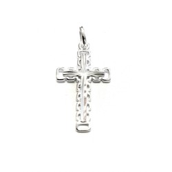 Pendentif croix Argent S925 25*15mm