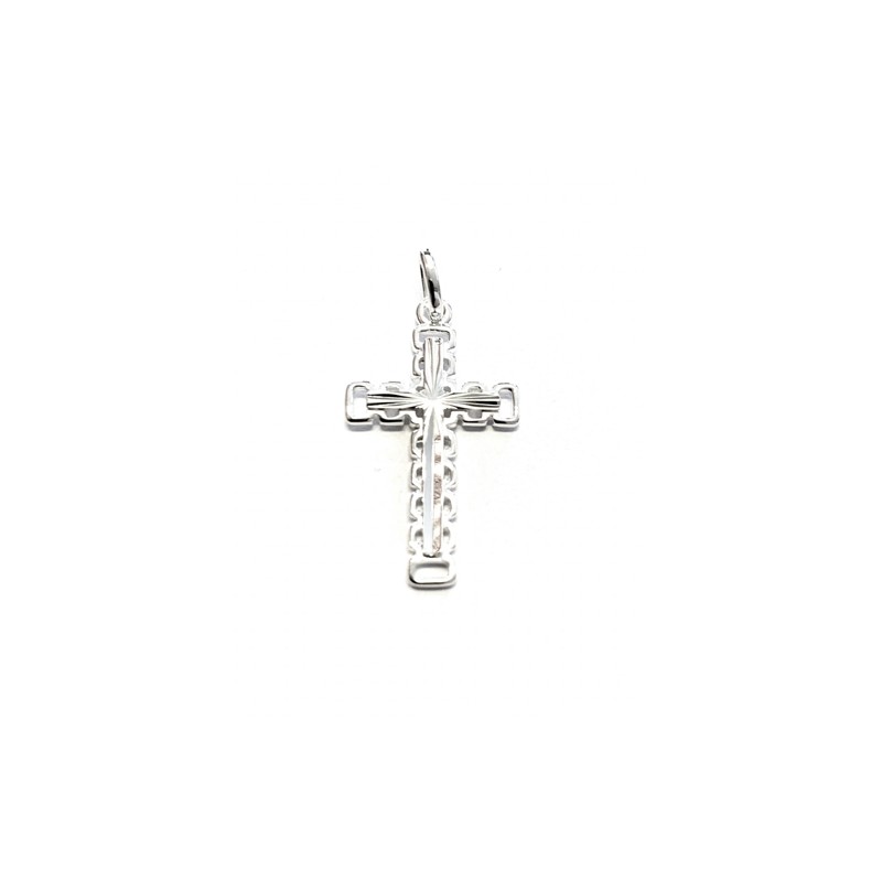 Pendentif croix Argent S925 25*15mm