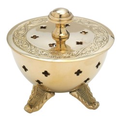 Encensoir doré à poser. 8 cm