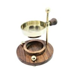 Wierookbrander op Hout Ondersteuning Hoogte Verstelbaar 11x8cm