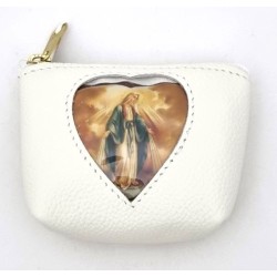 Lederen Coslet Case met venster