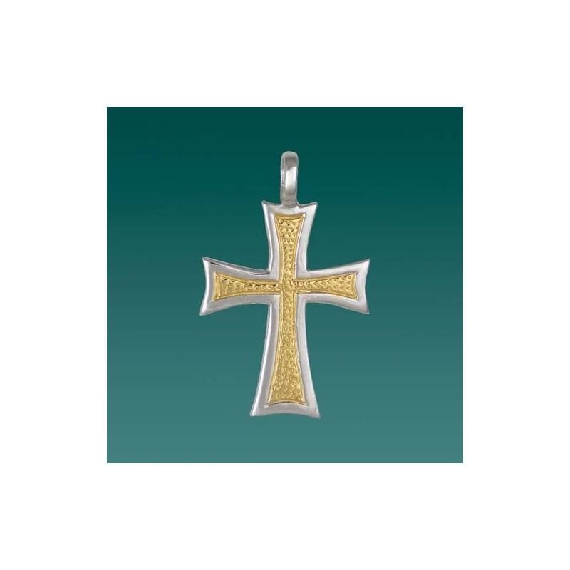 Pendentif croix du temple Argent S925