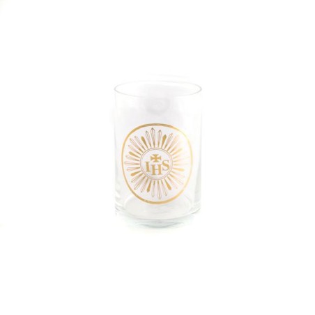 Verre blanc pour bougie 3J  