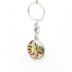 Metalen banner sleutelhanger