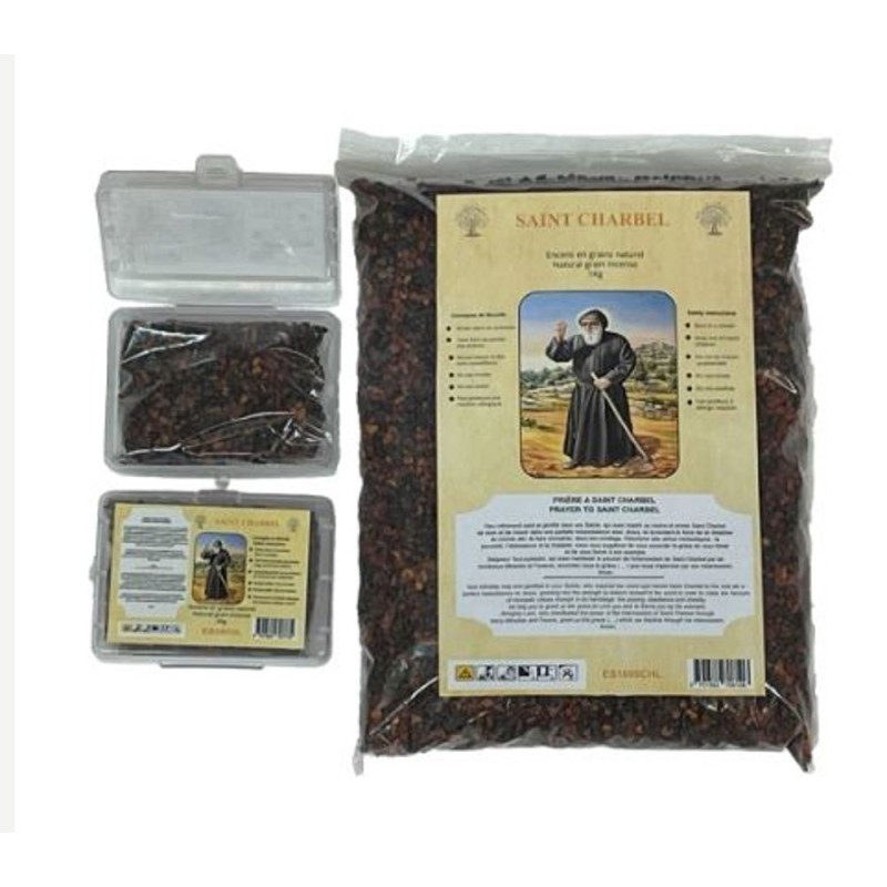 Graan wierookvak van 50gr St Charbel