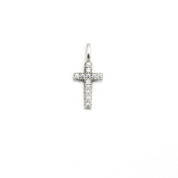 Pendentif croix en argent. 18 mm