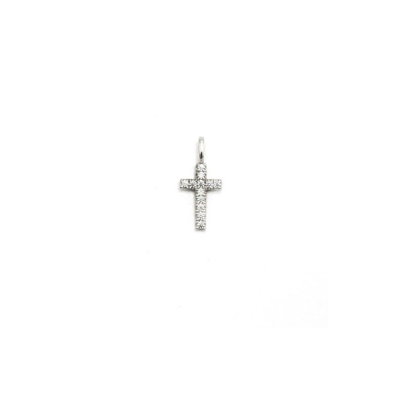 Pendentif croix en argent. 18 mm