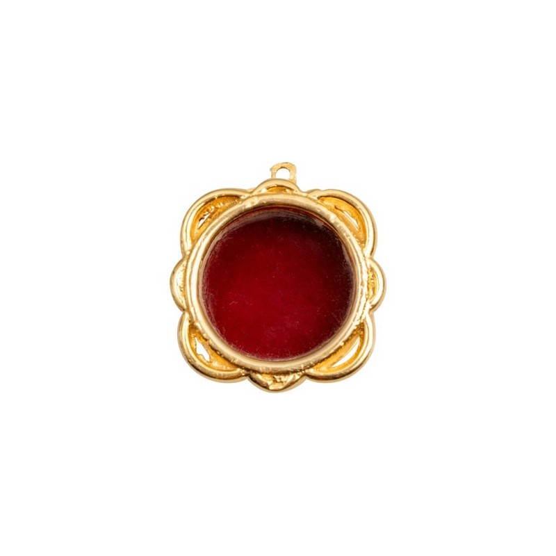 Mini Reliquary Gold Metal D2.5cm
