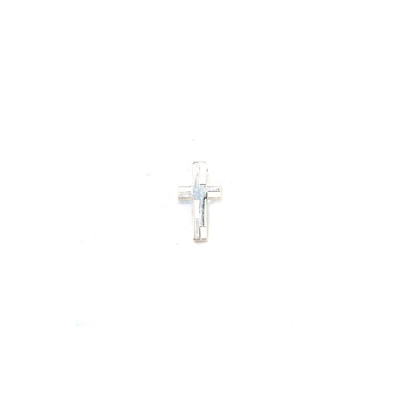 Pendentif croix en argent. 20 mm