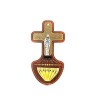 Bénitier met de buste van Notre Dame de Banneux. 12 cm