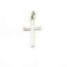 Pendentif croix en argent. 22 mm