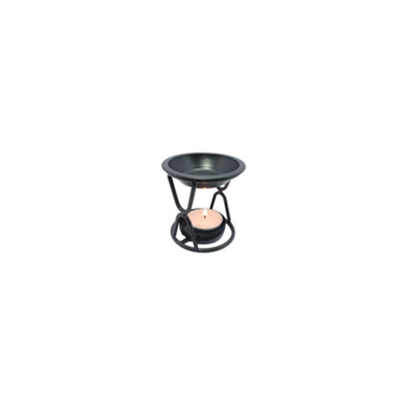 Grillbrander 7.5x7cm ijzeren zwarte afwerking