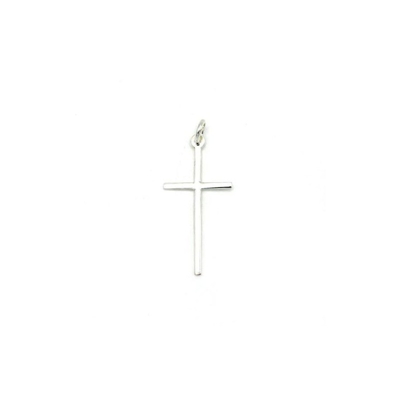 Kruishanger in zilver. 30 mm