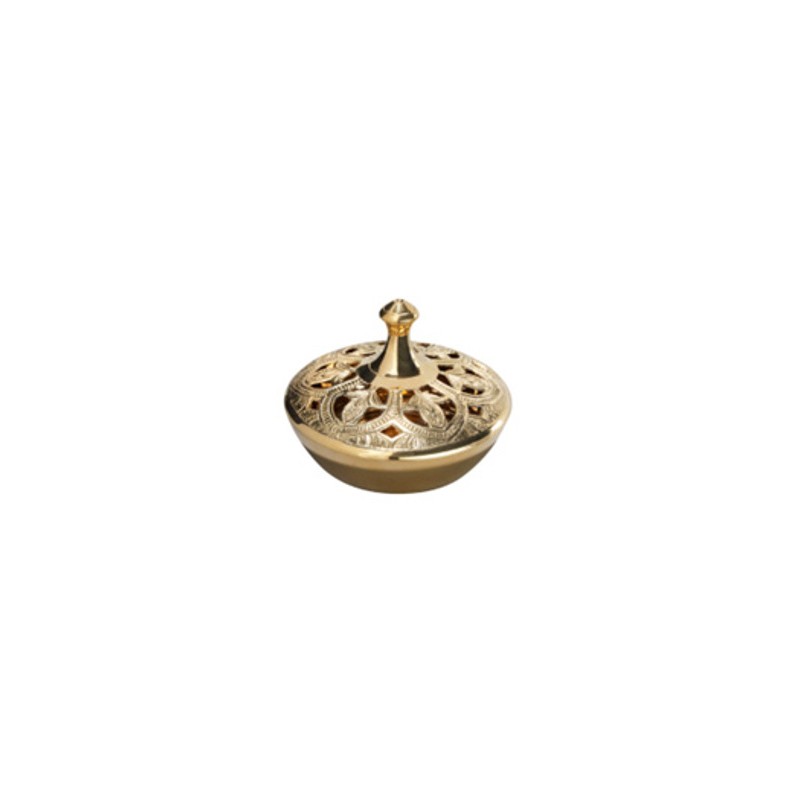 Potbrander 9.5x7cm gepolijst messing