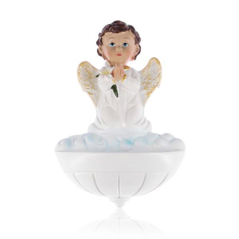 Zegening om Angel Boy H: 12 cm hars te hangen
