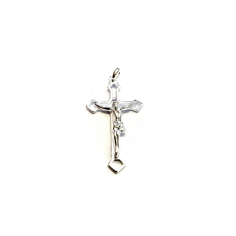 Pendentif crucifix ajouré Argent S925 33*20mm