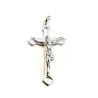 Pendentif crucifix ajouré Argent S925 33*20mm