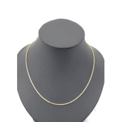 Venetiaanse ketting door vergulde. 50 cm lang op 1,2 mm breed