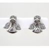 S925 Silver Angel Earring met zirkoon 